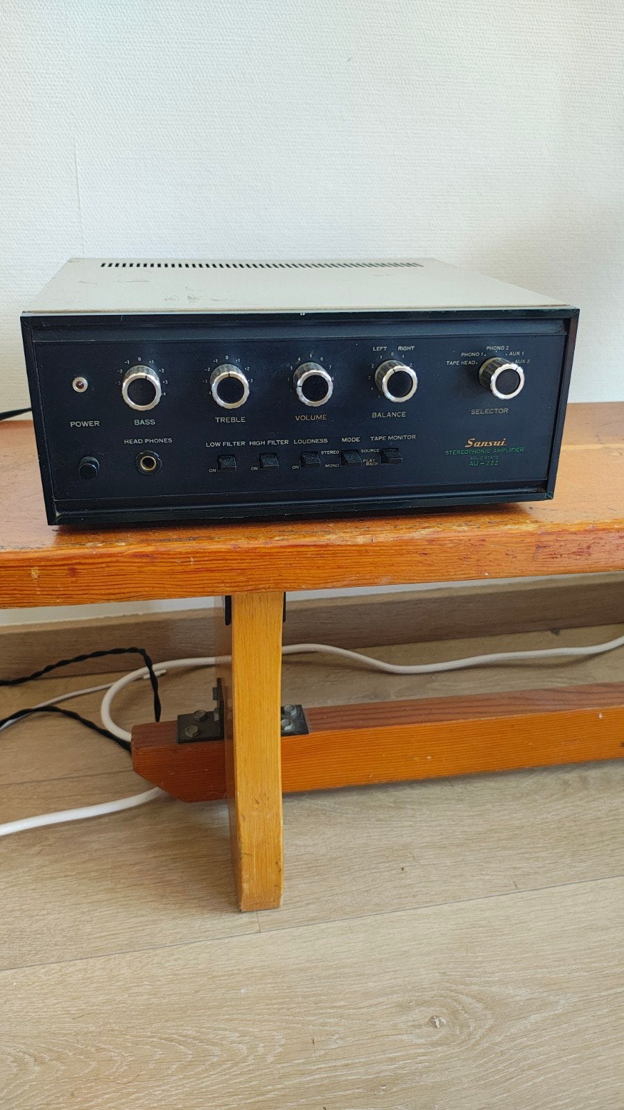Amplificateur vintage Sansui AU-222 – À réviser, Enlèvement
