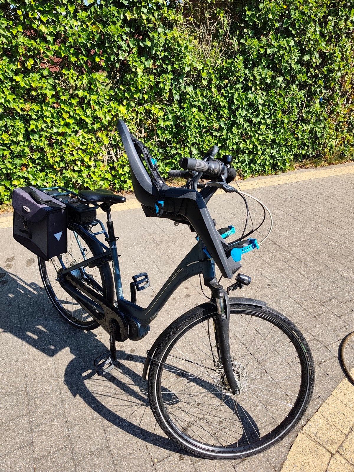 Thule kinderzitje, Vélos & Vélomoteurs, Accessoires vélo | Sièges de vélo, Siège avant, Repose-pieds, Comme neuf, Enlèvement
