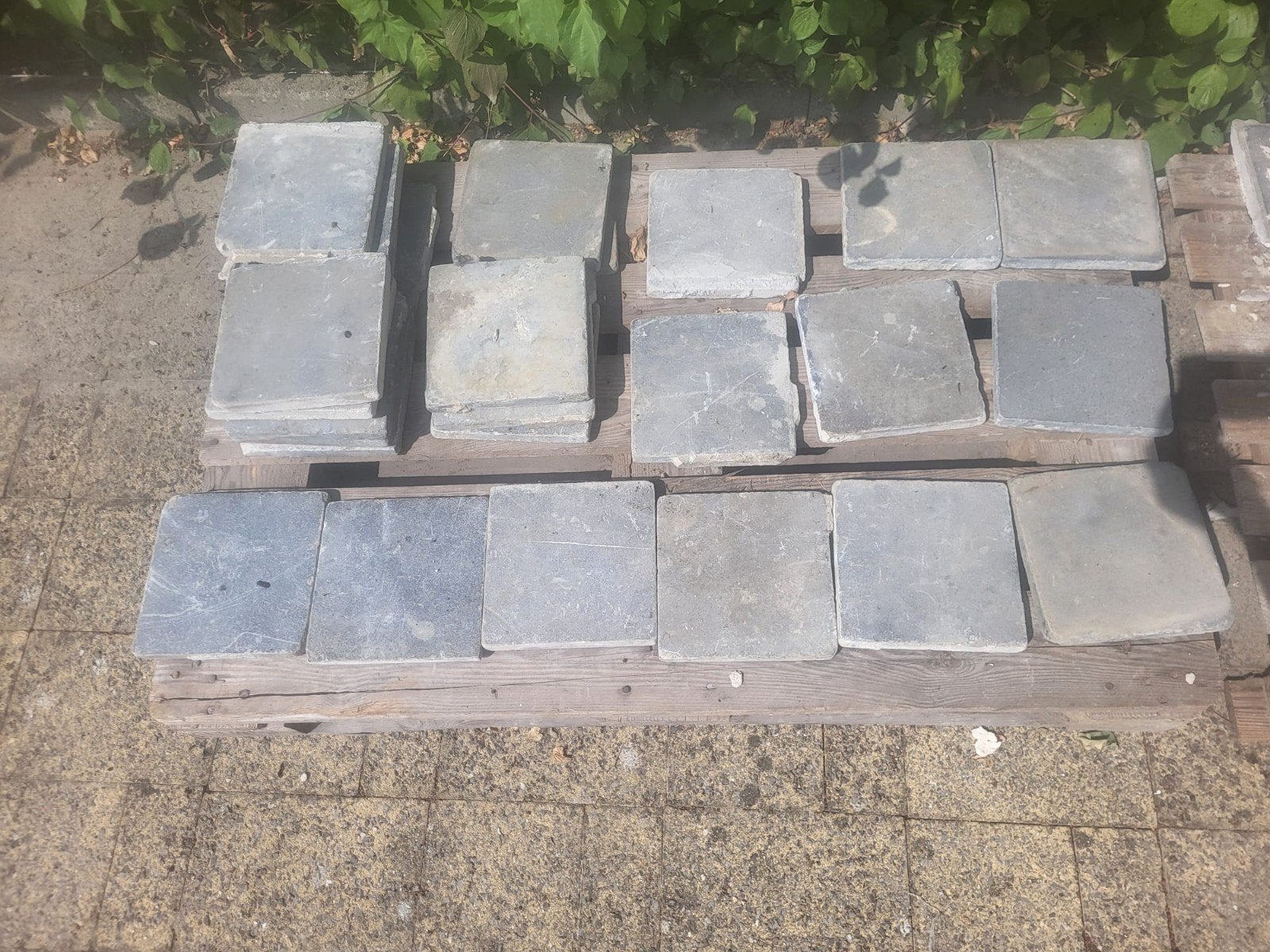 Carrelage en pierre bleue, Jardin & Terrasse, Enlèvement