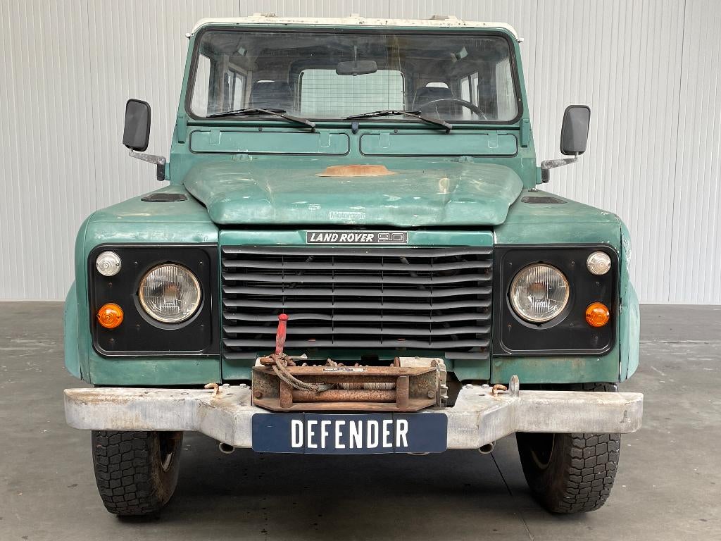 Land Rover Defender 90 1988 2.5 Benzine Origineel Oldtimer, Autos, 8 places, Achat, Boîte manuelle, Noir