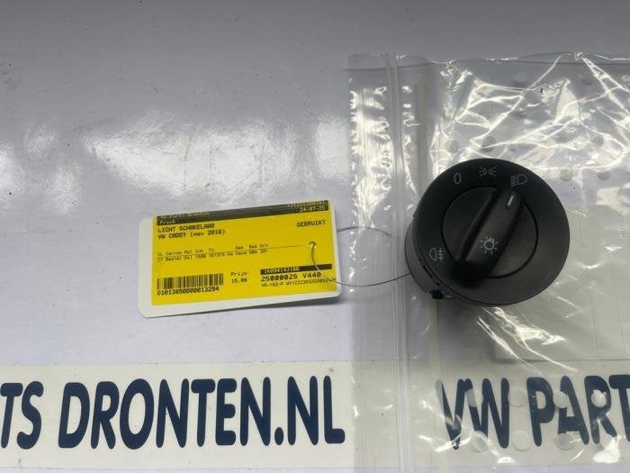 Commutateur lumière d'un Volkswagen Caddy, Volkswagen, -, 3 mois de garantie, Utilisé