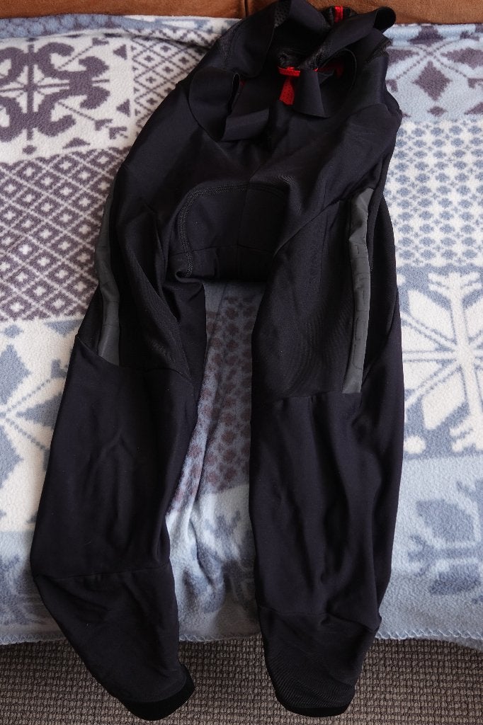 Castelli lange gevoederde fietsbroek maat M, Fietsen en Brommers, Fietsaccessoires | Fietskleding, Zo goed als nieuw, Heren, M