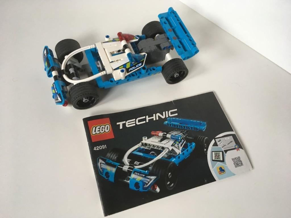 Lego Technic - Police Pursuit - 42091, Gebruikt, Lego, Compleet, Ophalen of Verzenden