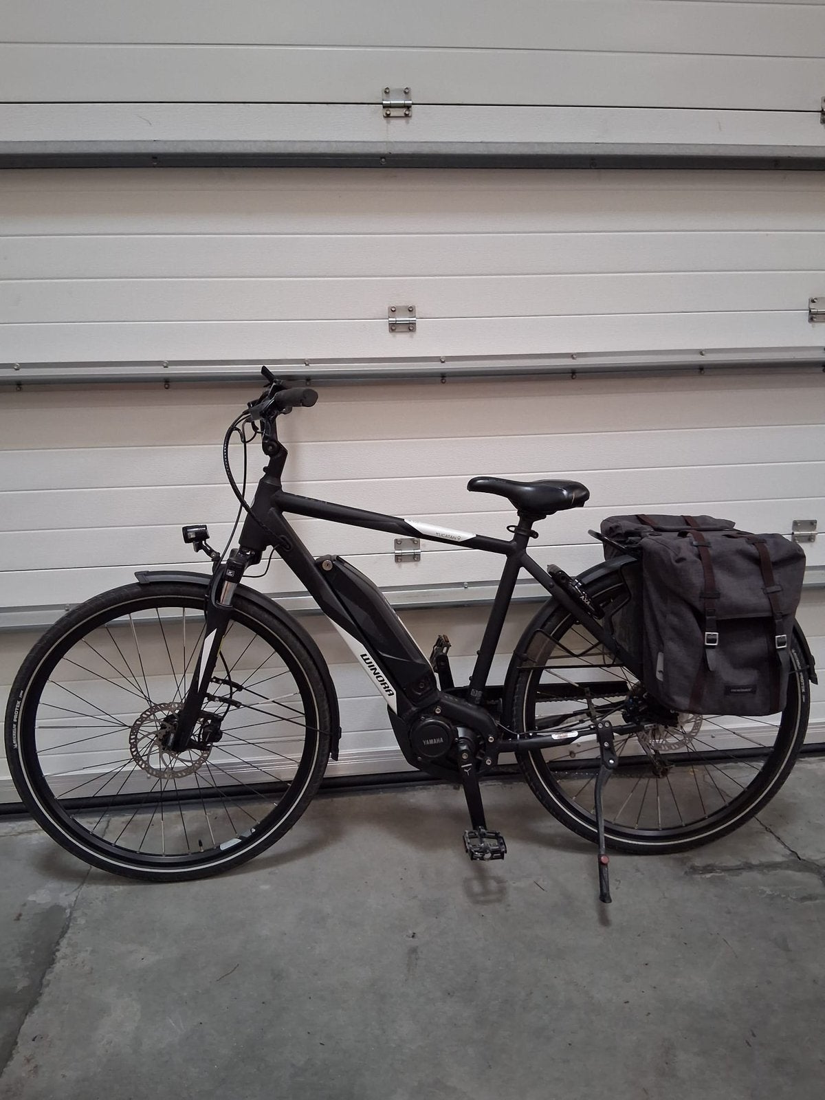 Elektrische fiets Winora, Fietsen en Brommers, 51 tot 55 cm, Ophalen, Zo goed als nieuw, 50 km per accu of meer