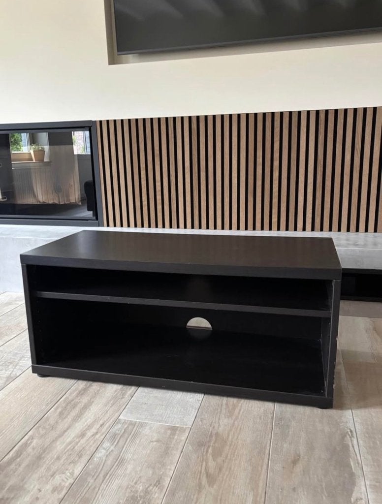 Meuble TV lack IKEA brun noir, 25 à 50 cm, Moins de 100 cm, Enlèvement, Utilisé