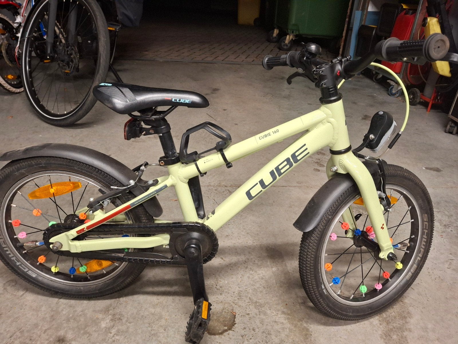 kinderfiets cube 16 inch, Fietsen en Brommers, Ophalen, 16 tot 20 inch, V-brakes, Cube