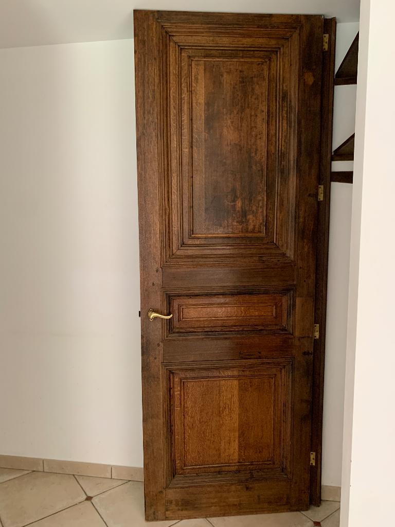 Porte en chêne ancienne, Enlèvement