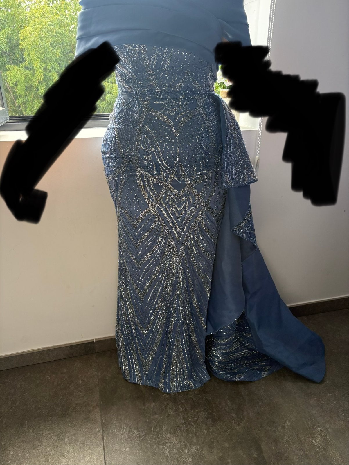Galajurk maat 42 te koop, Enlèvement, Comme neuf, Taille 42/44 (L), Robe de gala