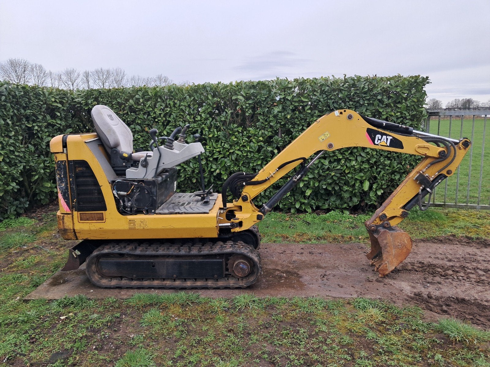 Minigraver Caterpillar 301.6 / Graafmachine / Minikraan, Ophalen