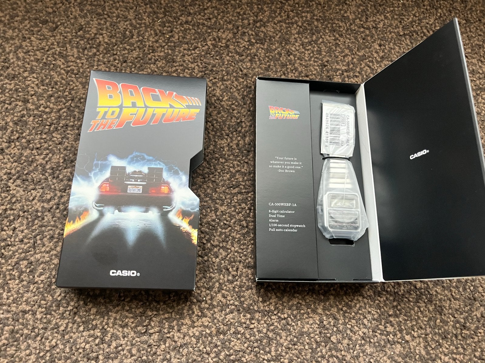 Montre Casio : retour vers le futur, Collections, Enlèvement, Neuf, Film, Ustensile