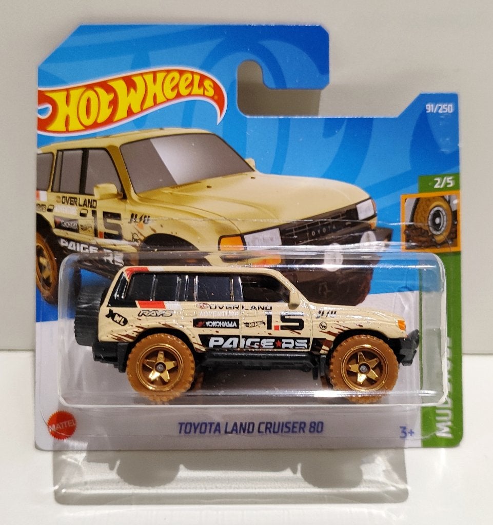 Hot Wheels Toyota Land Cruiser 80 Mud Studs (2022), Enlèvement ou Envoi