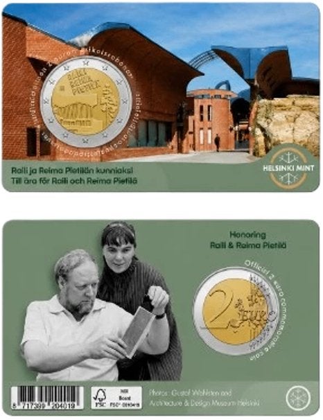 2 euro Finland 2026 R. & R. Pietilä  CC Fins/Zweeds, Postzegels en Munten, Munten | Europa | Euromunten, Ophalen of Verzenden