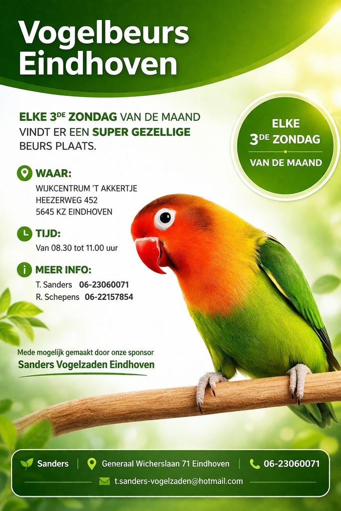 3e zondag vogelbeurs Eindhoven