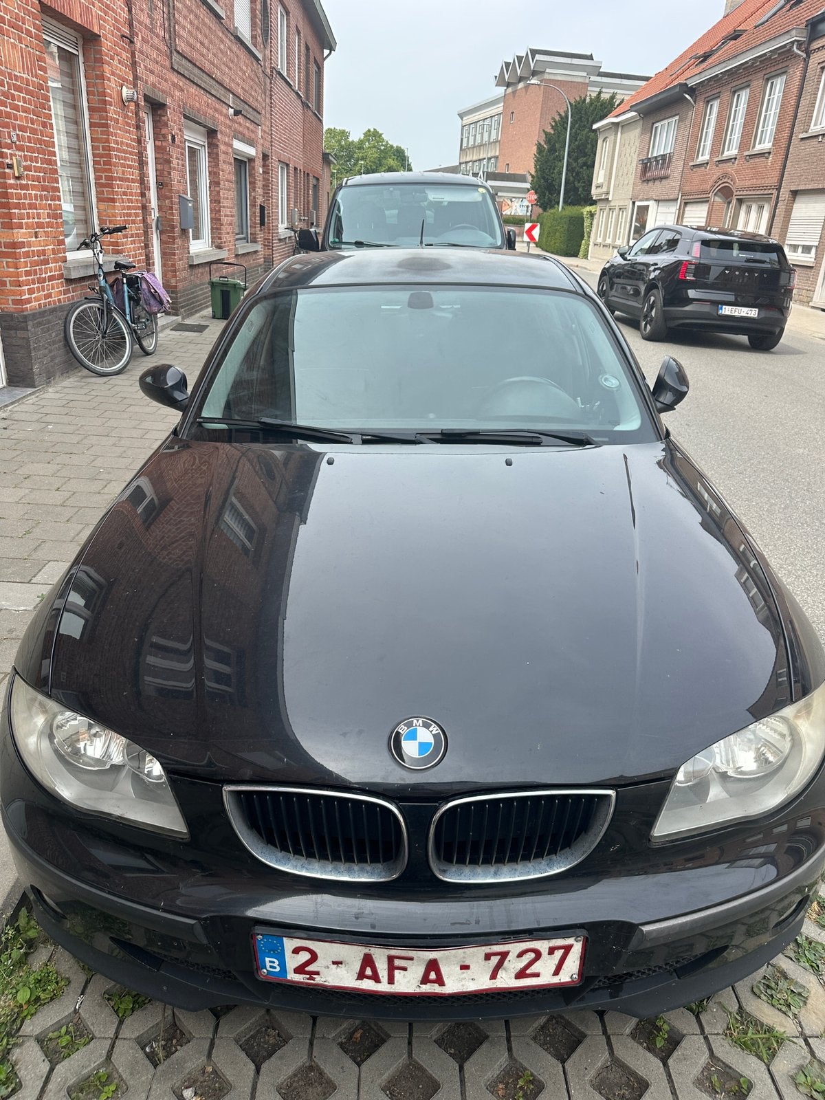BMW 1 Serie 2007 | Zwart | 270.000 km, Achat, Boîte manuelle, 5 portes, Particulier