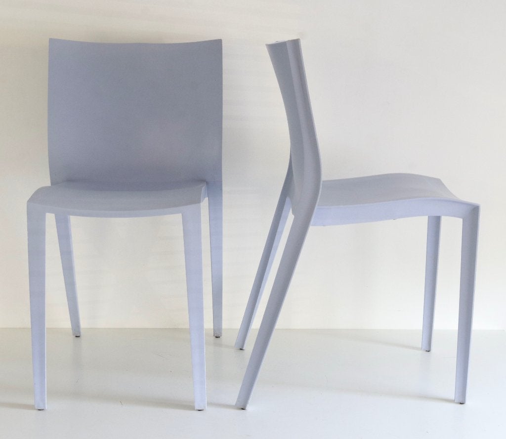 2 Philippe Starck Slick Slick stoelen xO lichte lila kleur, Ophalen, Stoel, Kunststof