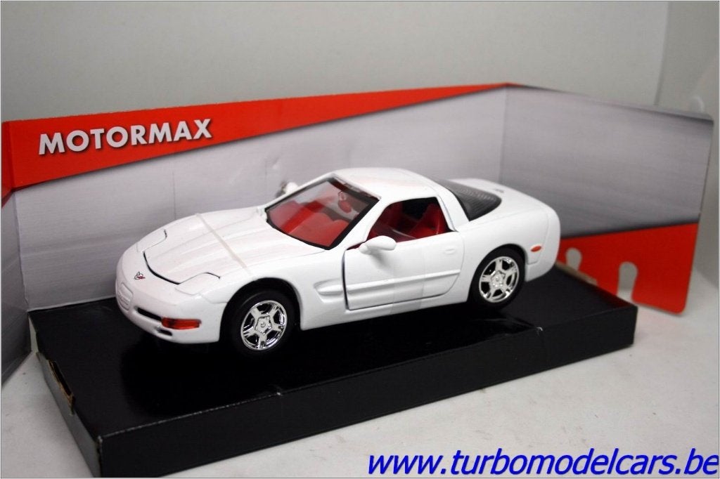 Chevrolet Corvette 1997 1/24 Motormax, Hobby & Loisirs créatifs, Enlèvement ou Envoi, Neuf, Voiture, Motormax
