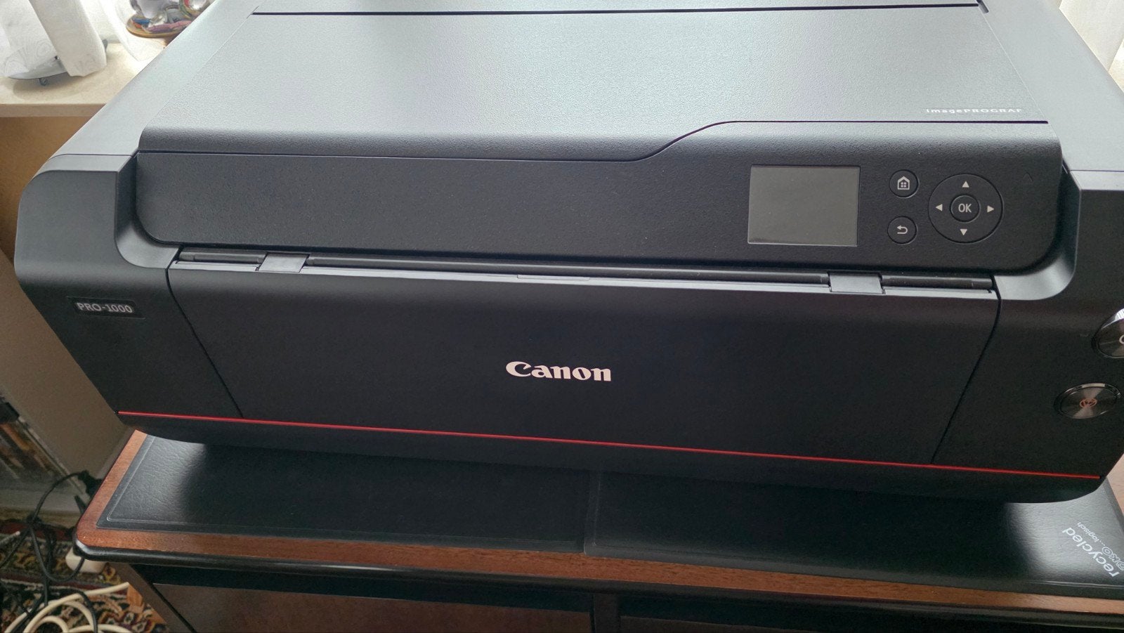 Fotoprinter Canon Pro-1000, Ophalen