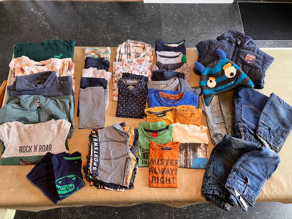 Pakket jongenskleding maat 104 - herfst/winter, Ophalen, Gebruikt, Jongen, Setje