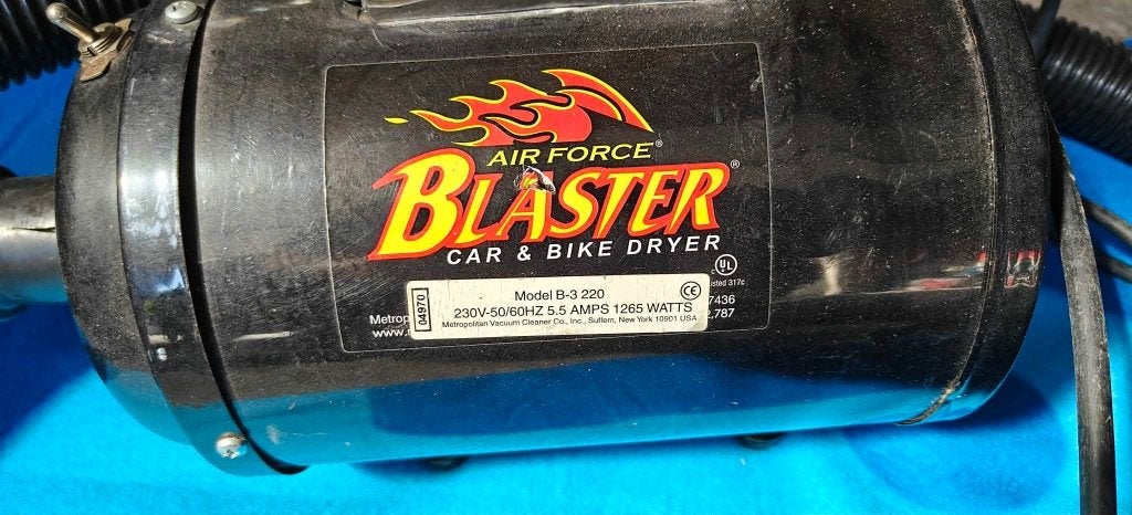 Air blower, Enlèvement, Utilisé