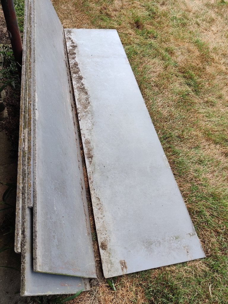 Eternit platen, Ophalen, Gebruikt, Overige materialen, 20 tot 50 mm
