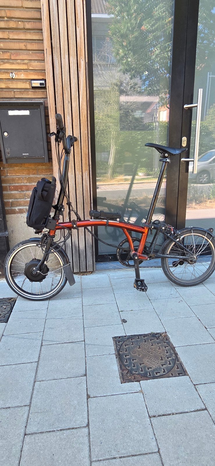 Brompton C Line electric, Fietsen en Brommers, Fietsen | Vouwfietsen, Ophalen, Brompton