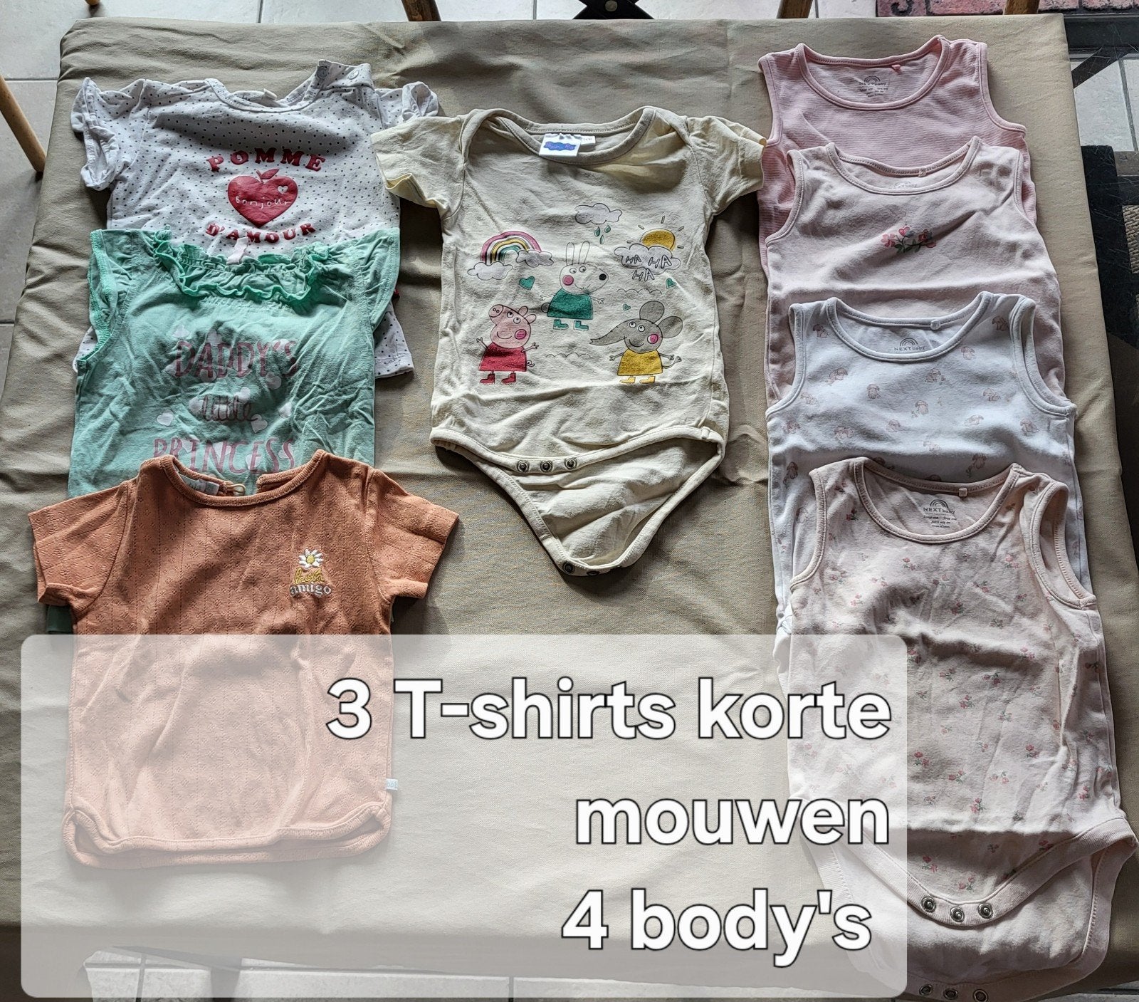 lot zomerkleding meisje maat 74, Kinderen en Baby's, Babykleding | Baby-kledingpakketten, Ophalen of Verzenden, Gebruikt, Maat 74