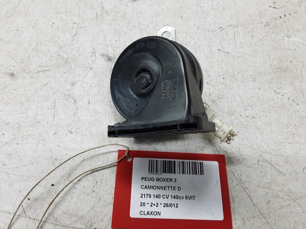 AVERTISSEUR/KLAXON Peugeot Boxer (U9) (46857135), Autos : Pièces & Accessoires, Kontakt-peugeot@peugeot.com, Utilisé, Peugeot Deutschland GmbH
