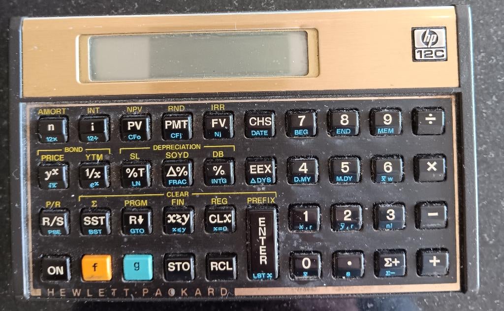 Vintage HP 12C Rekenmachine ( Made in USA 1983), Enlèvement, Utilisé