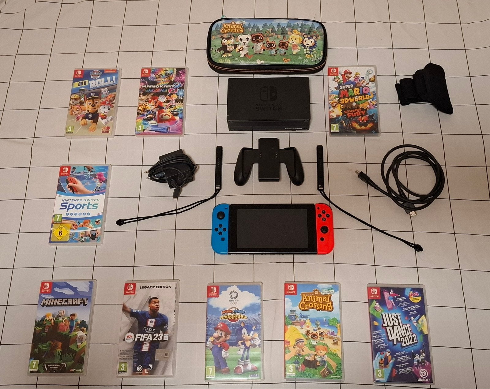 Nintendo Switch (jeux inclus), Consoles de jeu & Jeux vidéo, Enlèvement ou Envoi