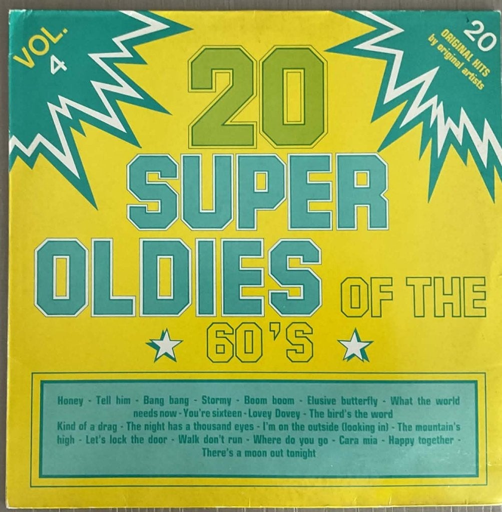 lp - 20 Super Oldies of the 60's vol.4, CD & DVD, Vinyles | Compilations, Enlèvement ou Envoi, Comme neuf, Autres genres, Compilation