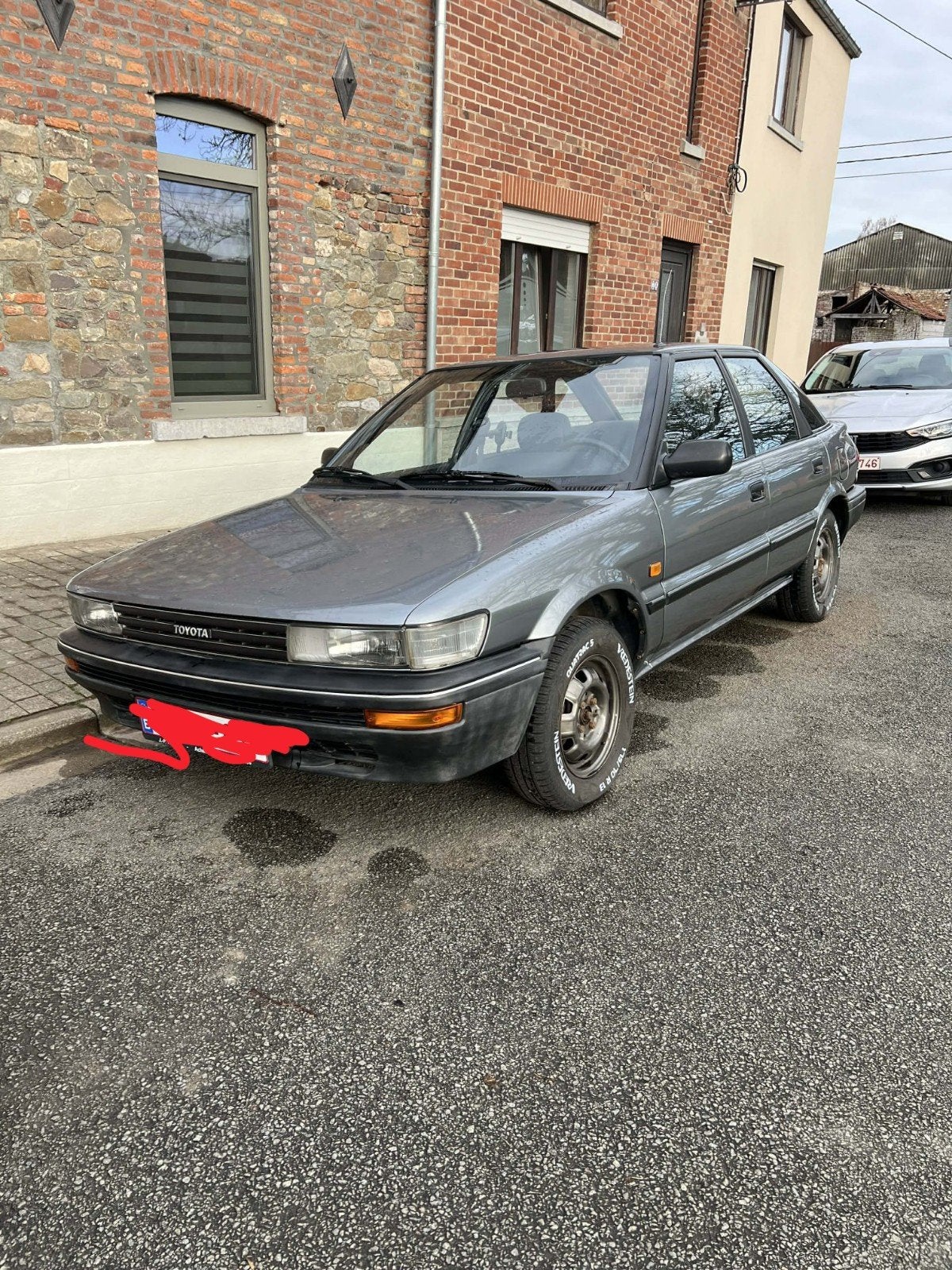 Toyota Corolla diesel année 1989, Autos, Argent ou Gris, Achat, Corolla, 5 portes