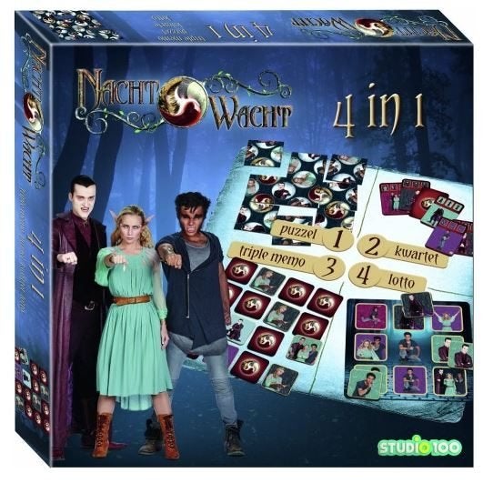 Nacht Wacht spel, 4-in-1, Hobby en Vrije tijd, Ophalen of Verzenden, Zo goed als nieuw