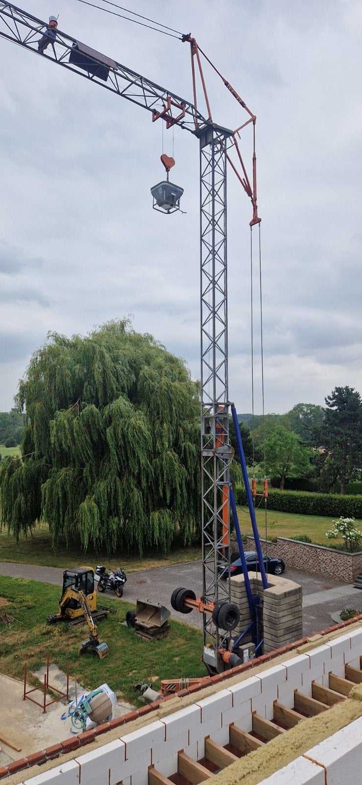 Bouwkraan., Bricolage & Construction, Monte-charges, Enlèvement