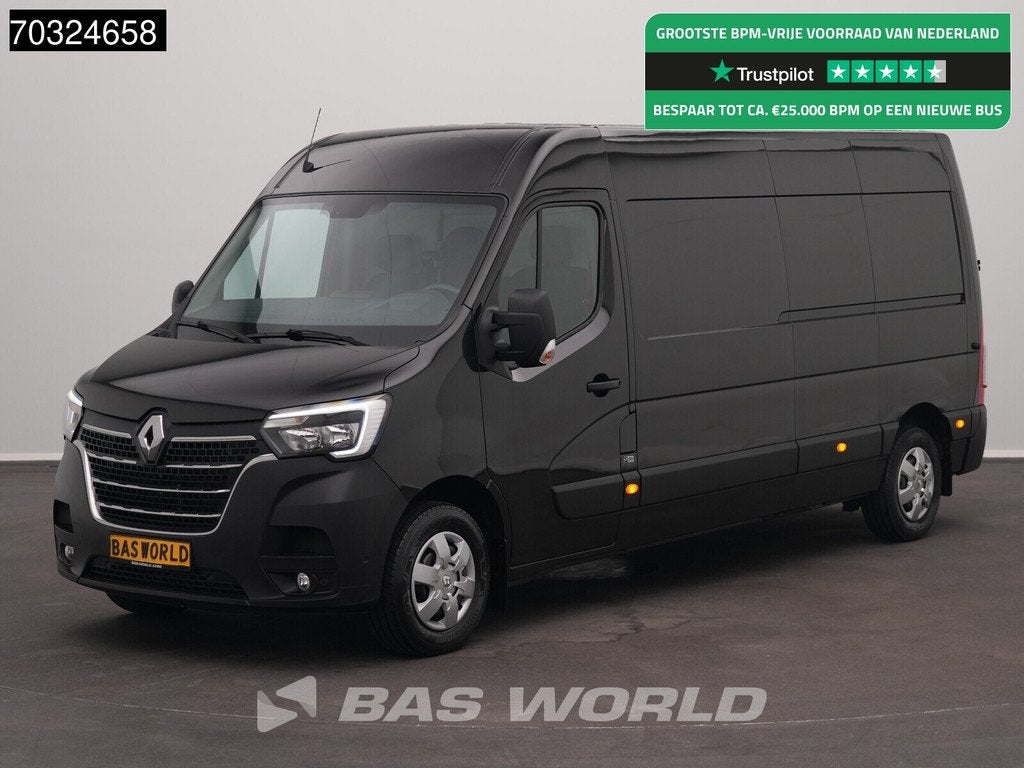 Renault Master 180PK L3H2 Trekhaak LED Navi Airco Cruise Cam, Autos, Achat, Capteur de lumière, Euro 6, Entreprise