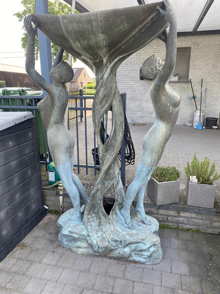 Brons, Ophalen, Zo goed als nieuw, Overige materialen, Mensenbeeld