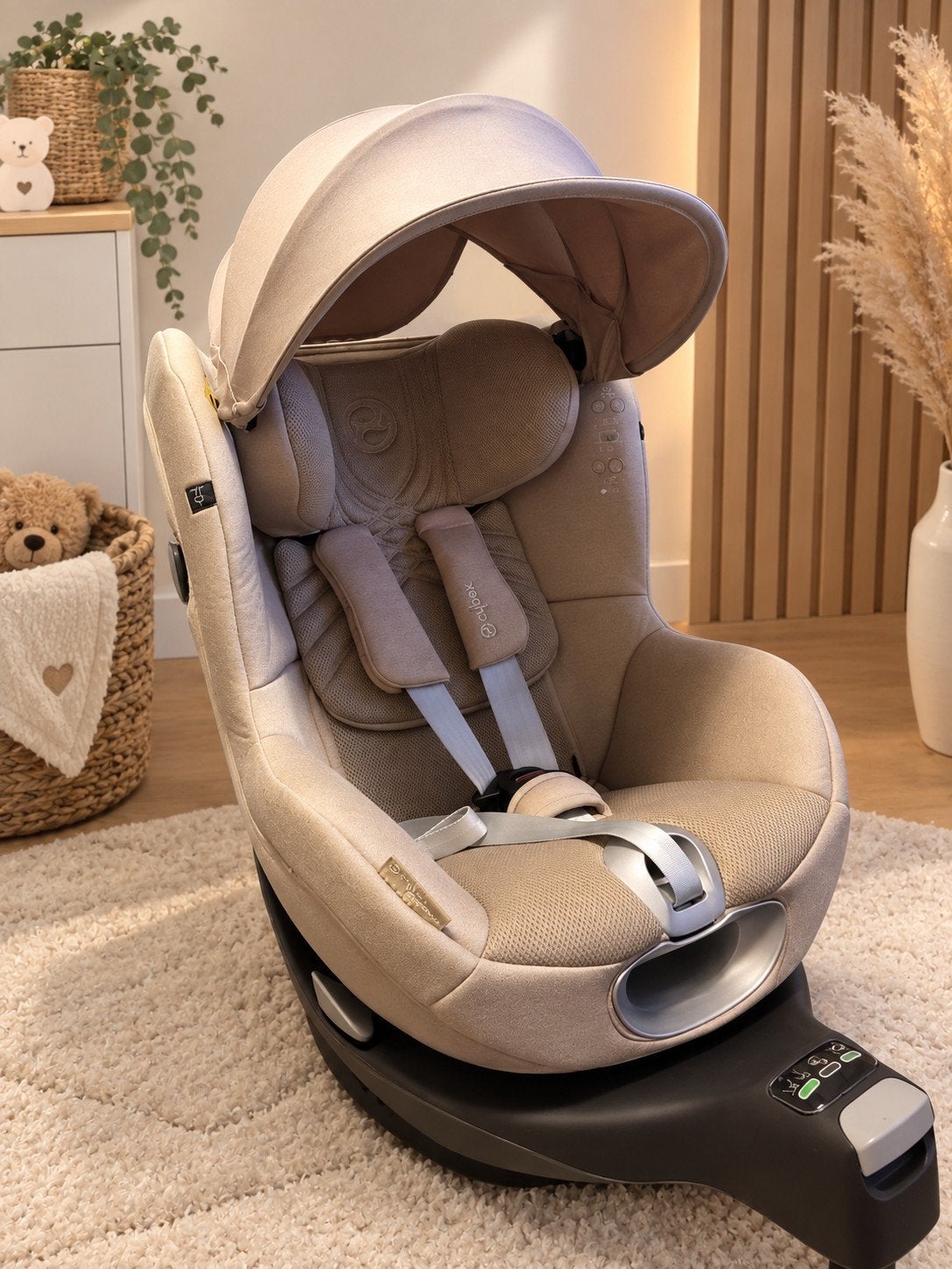 Cybex Sirona T i-Size Plus avec sa Base ISOFIX, coloris be, Enfants & Bébés, Enlèvement, Comme neuf, Autres marques, Isofix