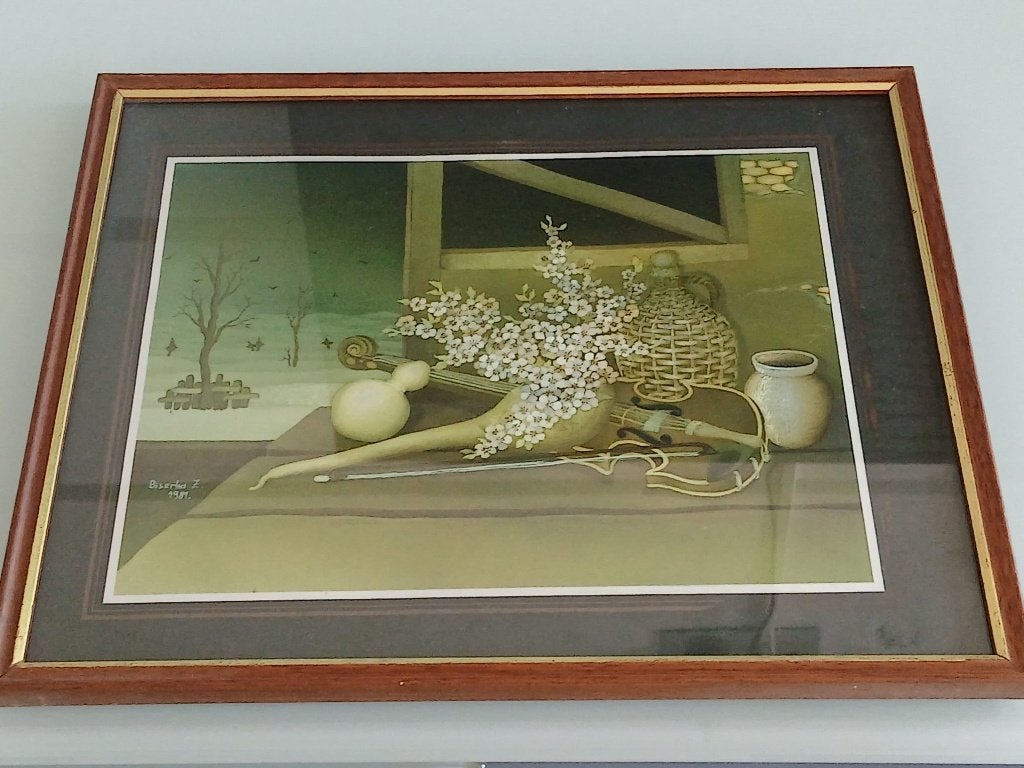 Tirage Dufex d'époque - Biserka Zlatar (1981) - Naive Art, Antiquités & Art, Envoi