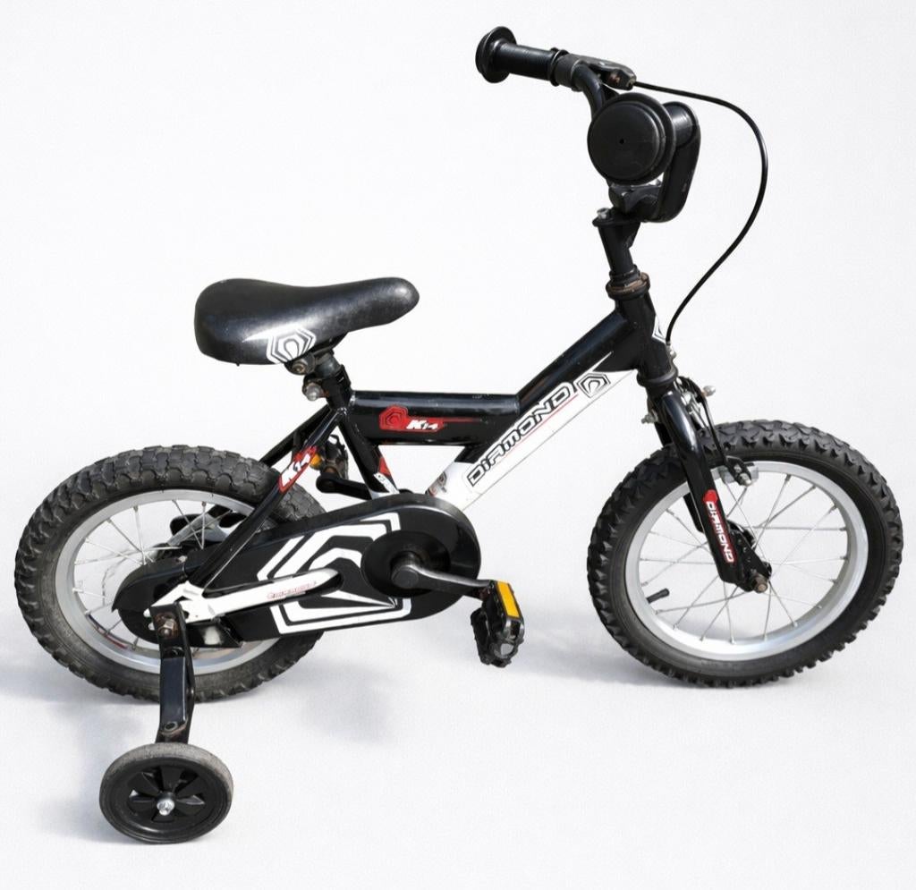 Vélo Diamond de 14 pouces avec roues d'entraînement, Enlèvement
