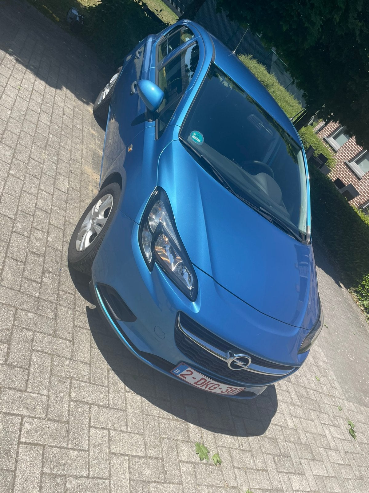 Opel corsa 1.2 benzine, Stof, Navigatiesysteem, Blauw, 5 deurs