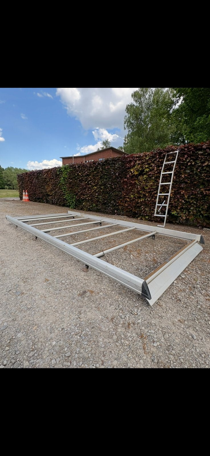 Dakdrager te koop Ford Transit met ladder, Ophalen of Verzenden, Zo goed als nieuw