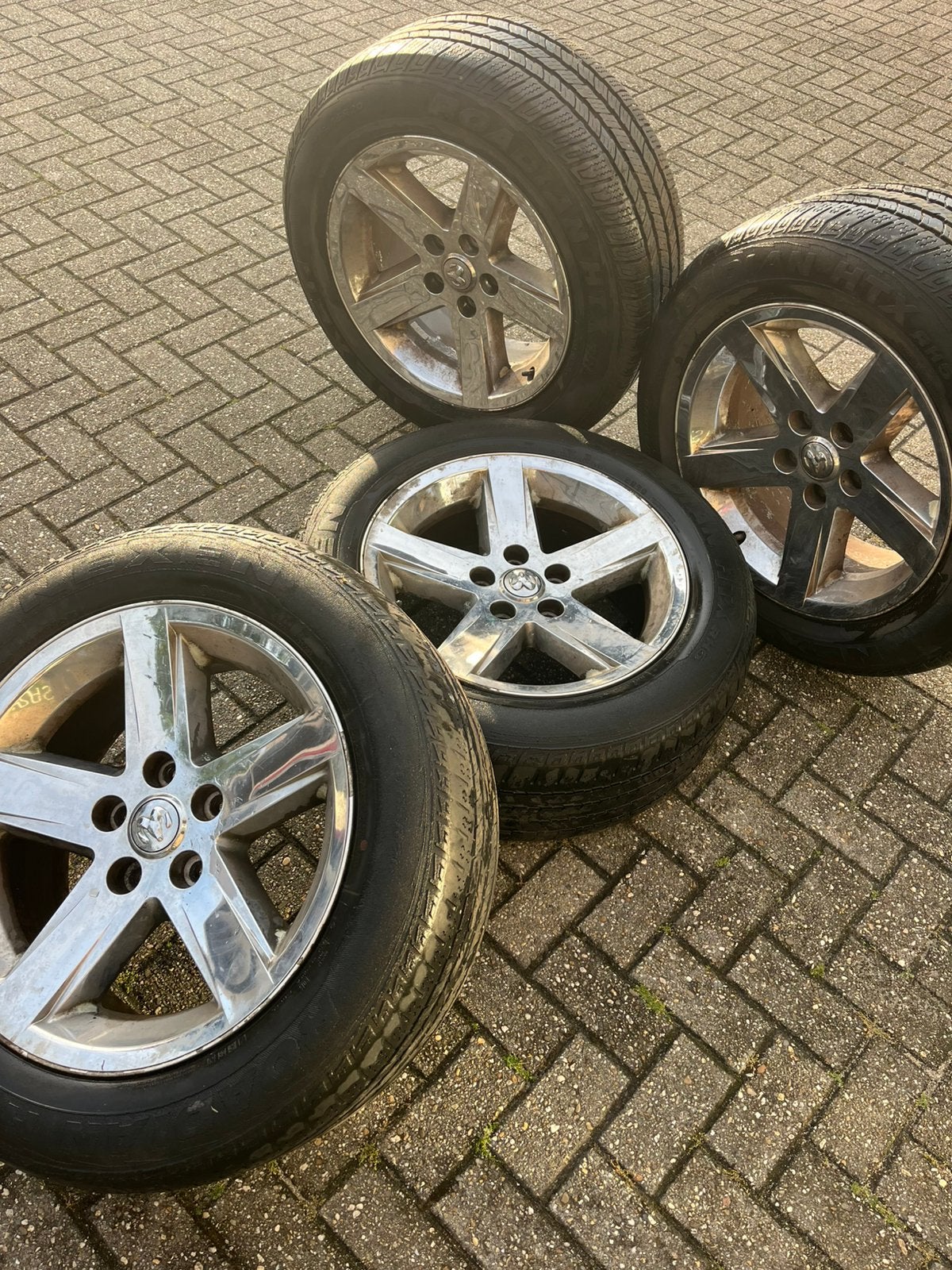 20 inch 5x139.7 dodge ram velgen + banden ram1500 ram 1500, Ophalen of Verzenden, Dodge