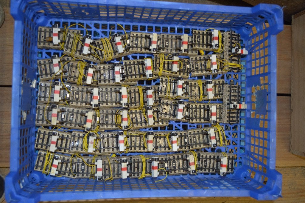 Märklin : groot lot stootblokken 5191 en 5190, Wisselstroom, Gebruikt, Rails, Ophalen of Verzenden