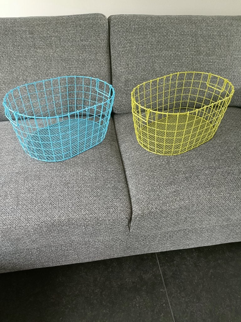 2 Paniers en fil métallique, Enlèvement