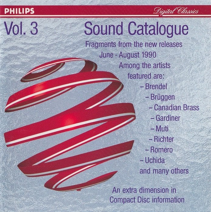 VENTE - CD VARIOUS - Catalogue sonore Vol.3, Envoi