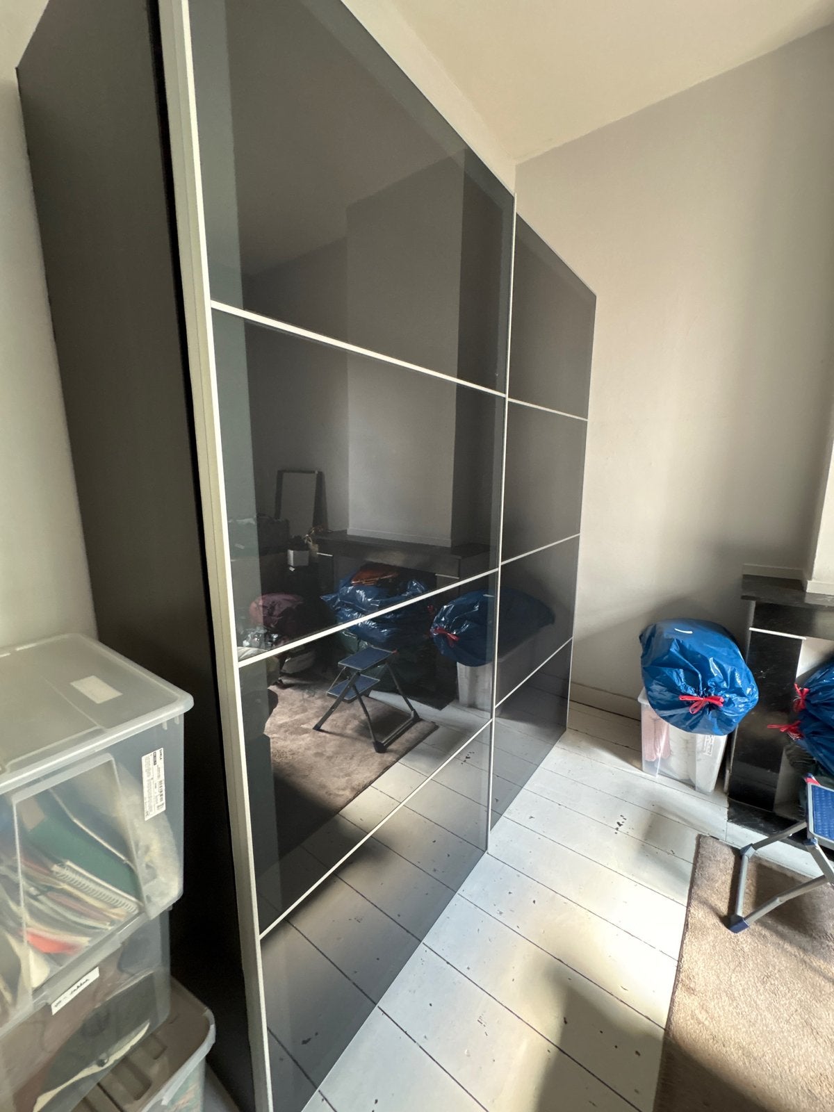 IKEA PAX kledingkast / dressing – zwart – goede staat, Huis en Inrichting, Ophalen, Gebruikt