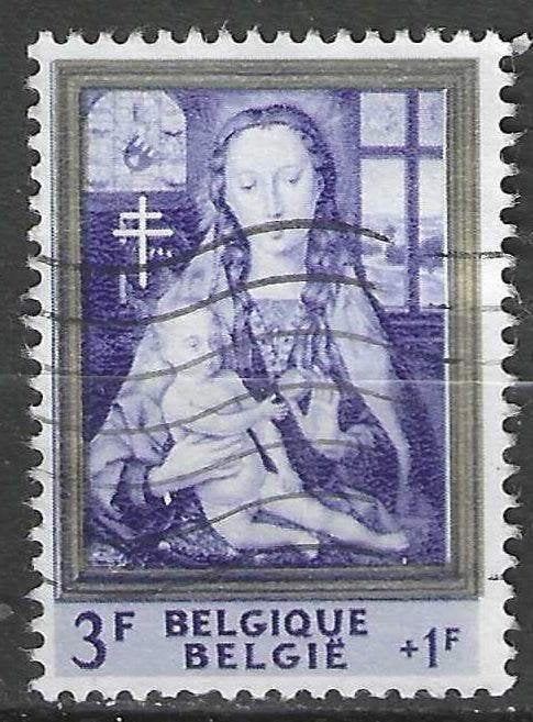Belgique 1961 - Yvert 1202 - Mère et enfant (ST), Envoi, Affranchi, Oblitéré, Art