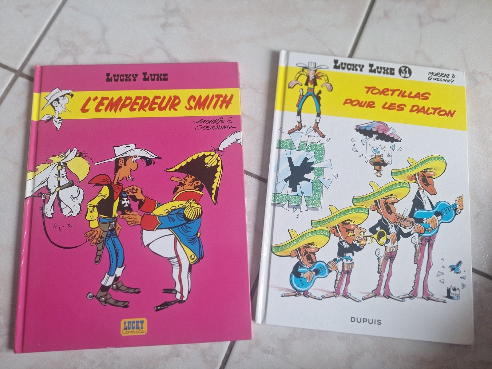 Lot de 2 bd Lucky Luke 11,31 pour 8€, Livres, Plusieurs BD, Utilisé