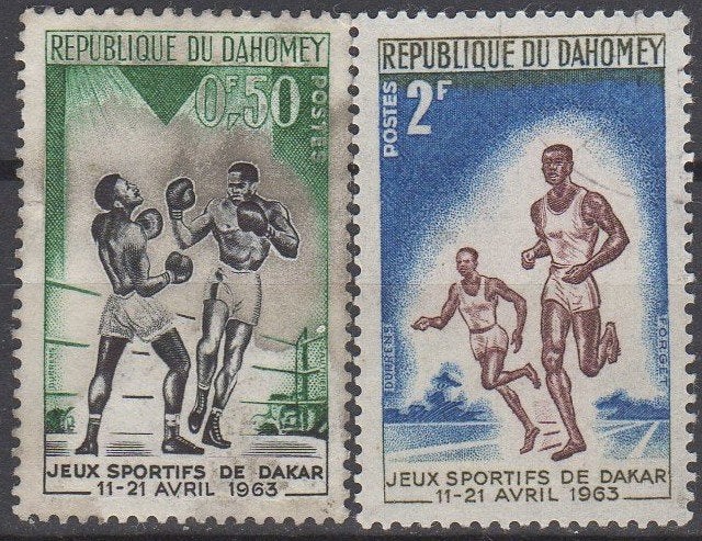 Dahomey - Vriendschapspelen Dakar - 1963, Verzenden, Postfris