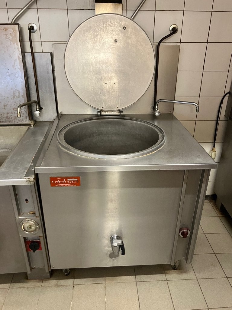 Bouilloire ronde Bouilloire à ébullition Delrue 160 litres, Enlèvement, Utilisé