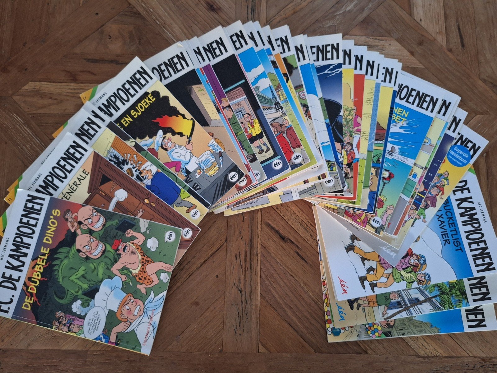 FC De Kampioenen strips, Boeken, Meerdere stripboeken, Ophalen of Verzenden, Gelezen, Hec Leemans (FC De Kampioenen)